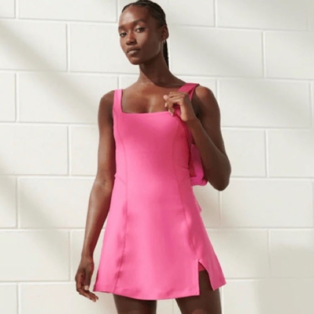 YPB Your Personal Best SculptLUX Active Tennis Dress Pink Size XS - Picture 2 of 8
